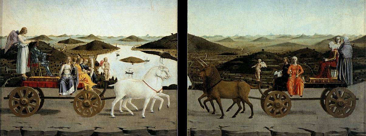 Diptych of Federico da Montefeltro and Battista Sforza by Piero della Francesca