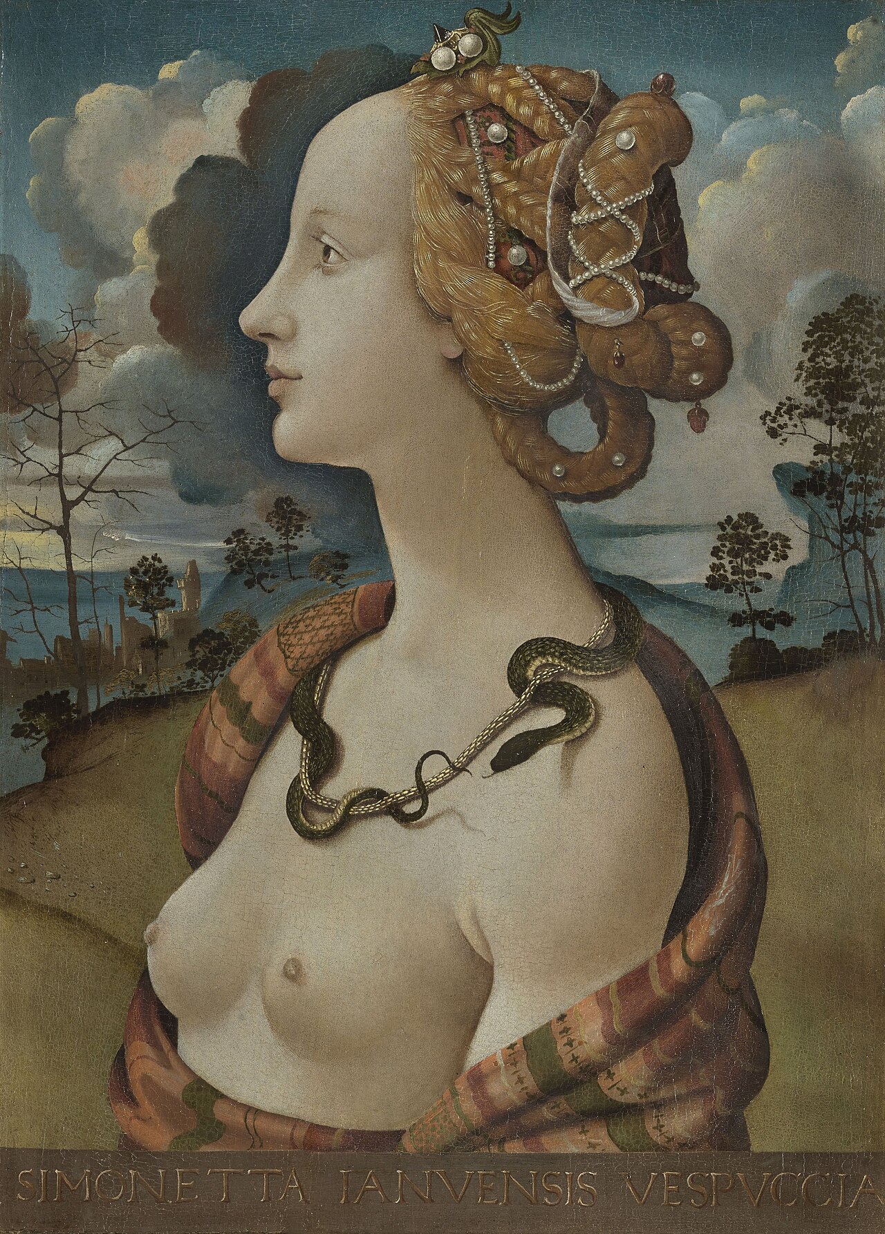Portrait of Simonetta Vespucci by Piero di Cosimo