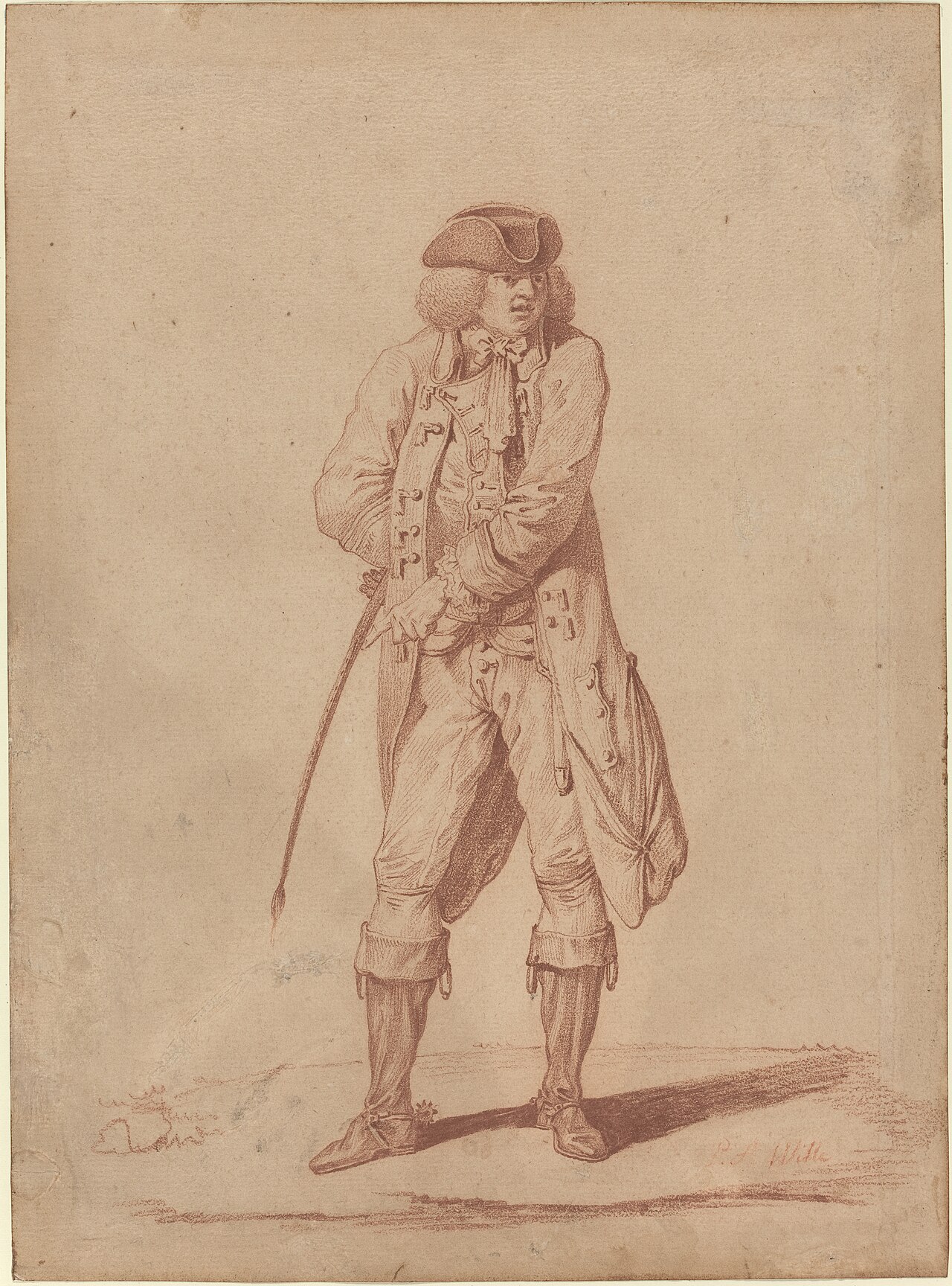 Gentleman with a Riding Crop by Pierre-Alexandre Wille