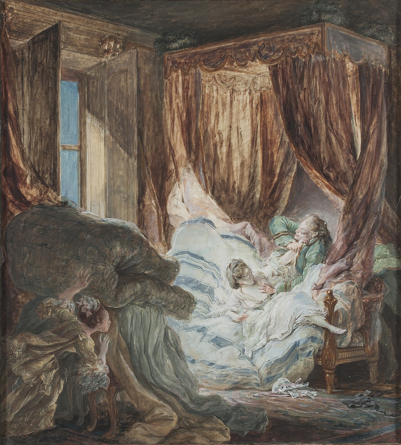 The Indiscreet Wife by Pierre-Antoine Baudouin