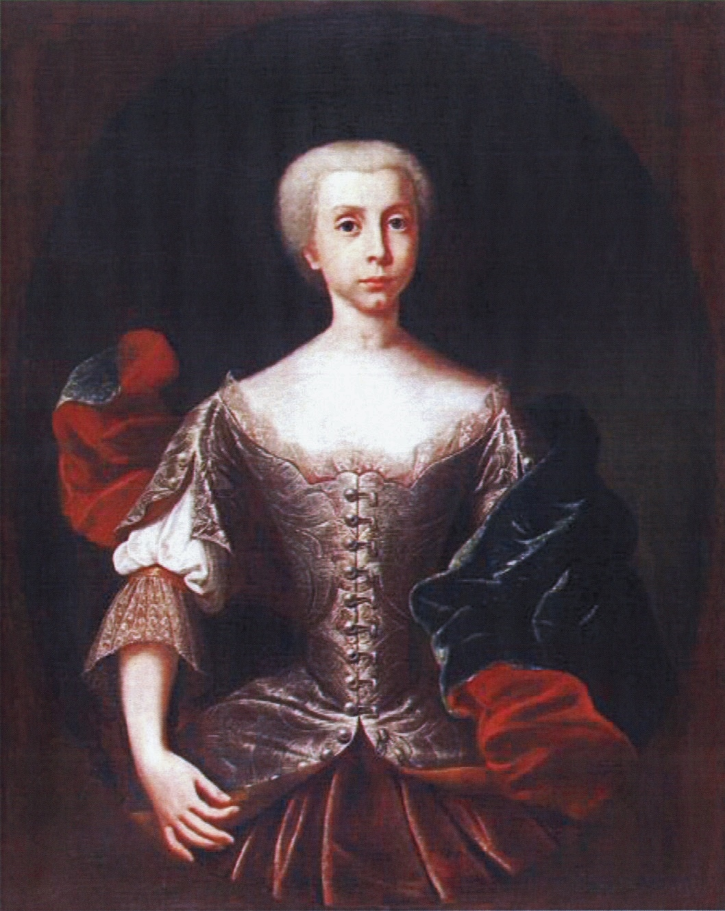 Portrait of D. Maria Bárbara de Bragança by Pierre-Antoine Quillard
