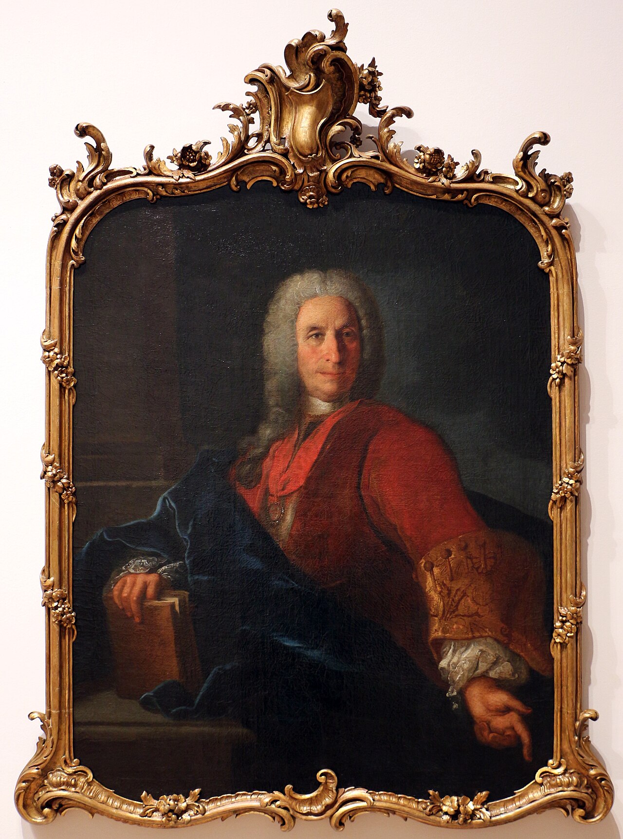 Portrait of Manuel de Azevedo Fortes by Pierre-Antoine Quillard