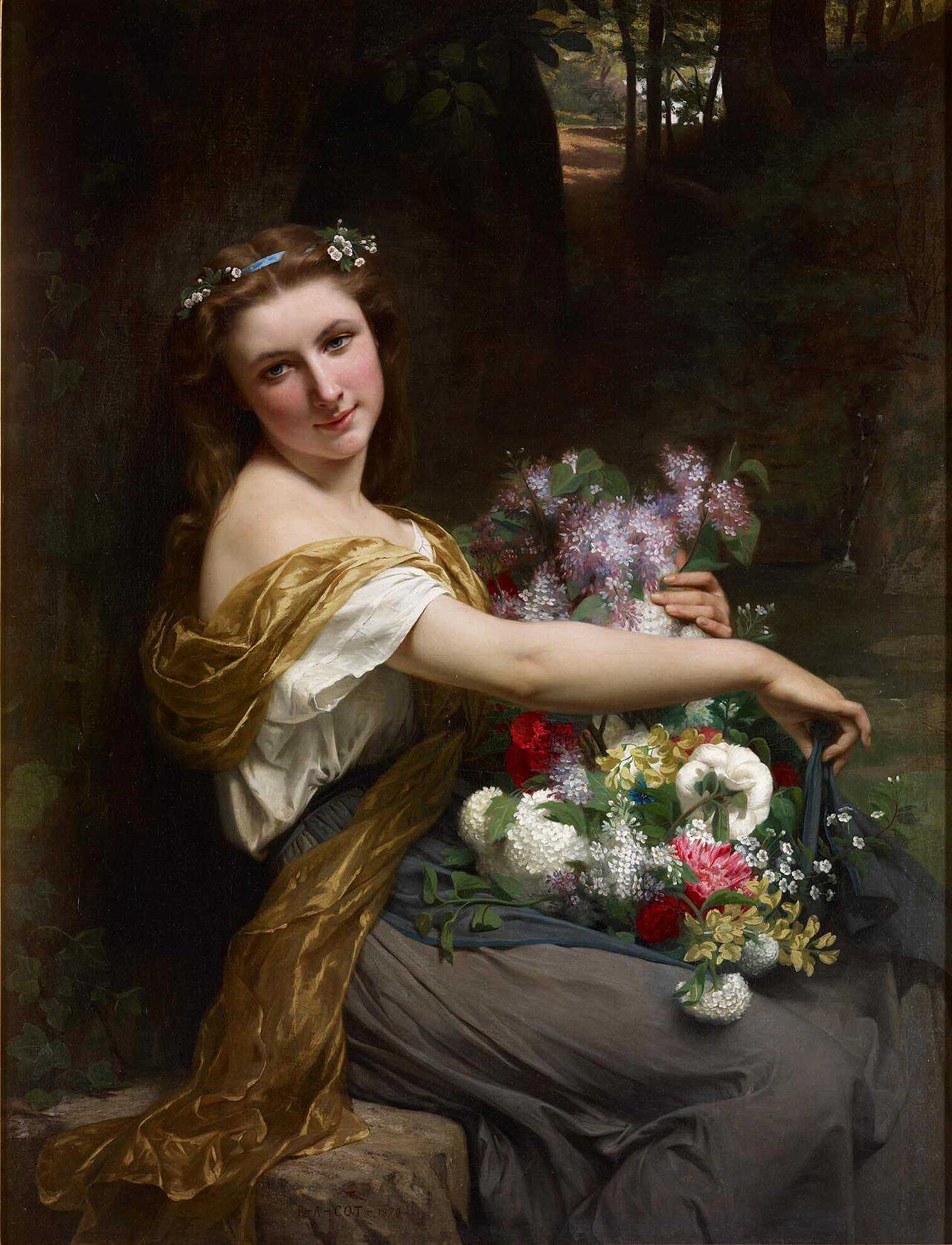 Dionysia by Pierre Auguste Cot