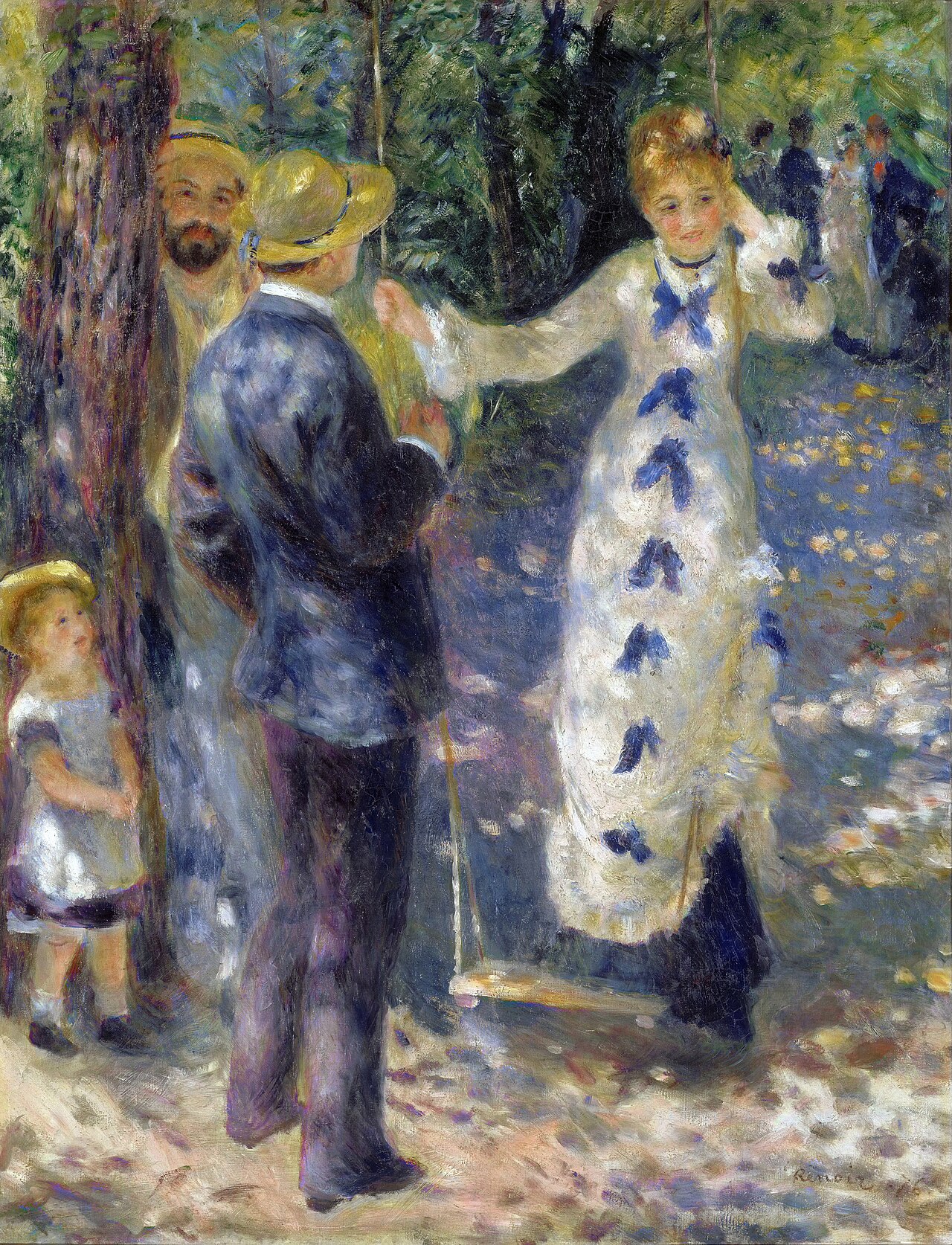 La Balançoire by Pierre-Auguste Renoir