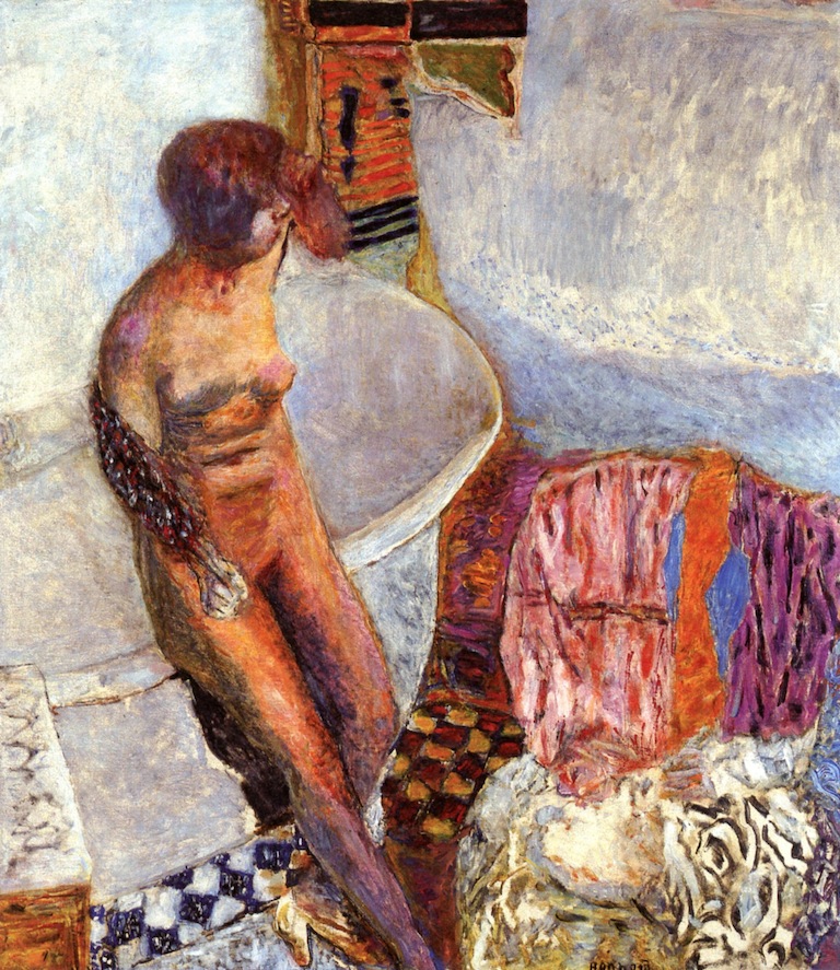 Naked in the bathtub by Pierre Bonnard