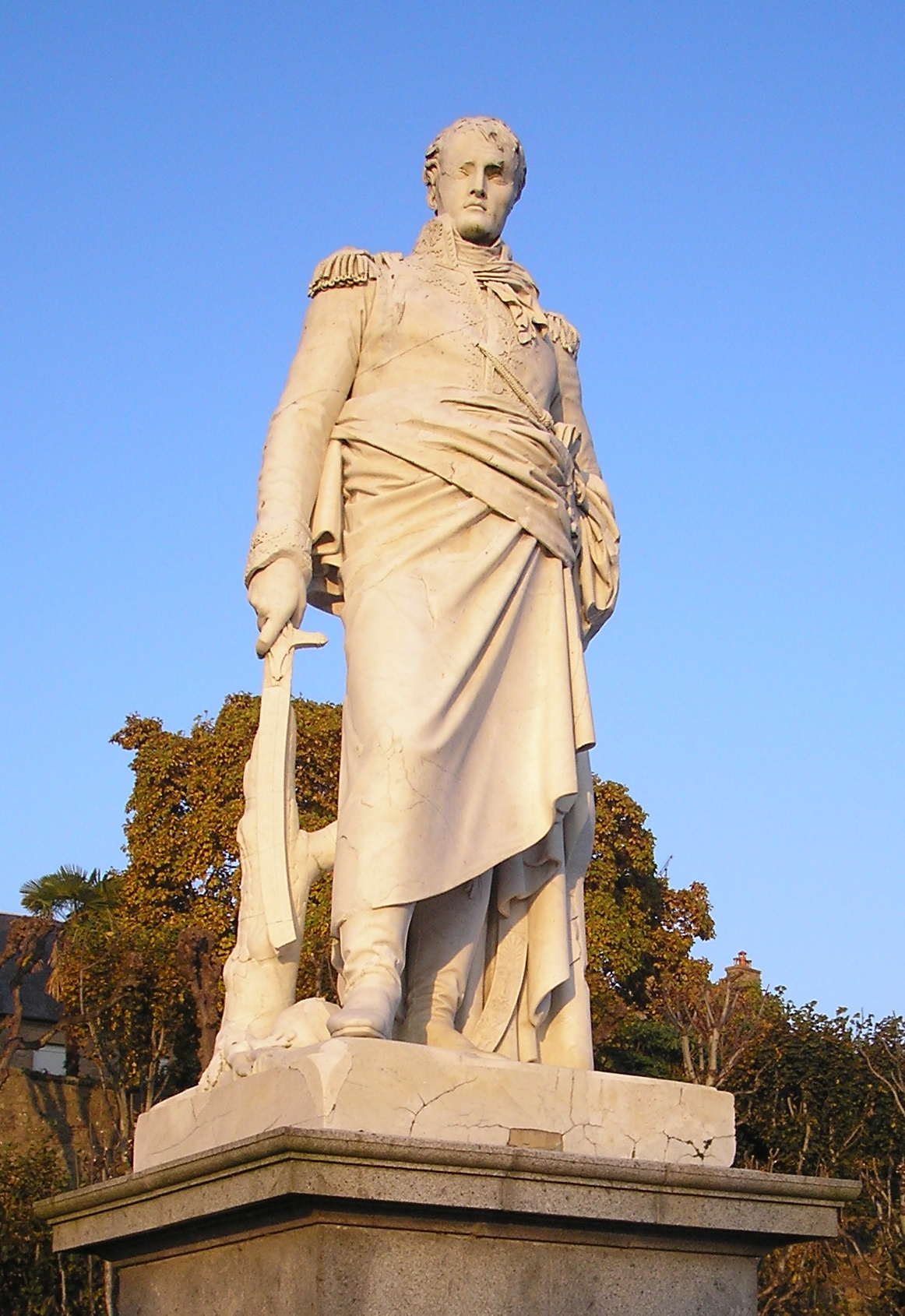 Statue de Valhubert, Avranches by Pierre Cartellier
