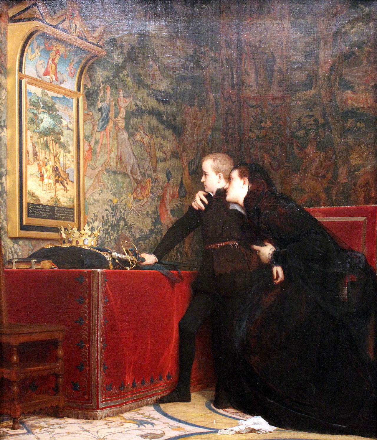 Le Serment de Henri de Guise by Pierre Charles Comte
