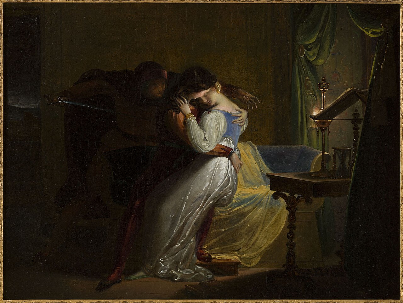 Paolo and Francesca by Pierre Claude François Delorme