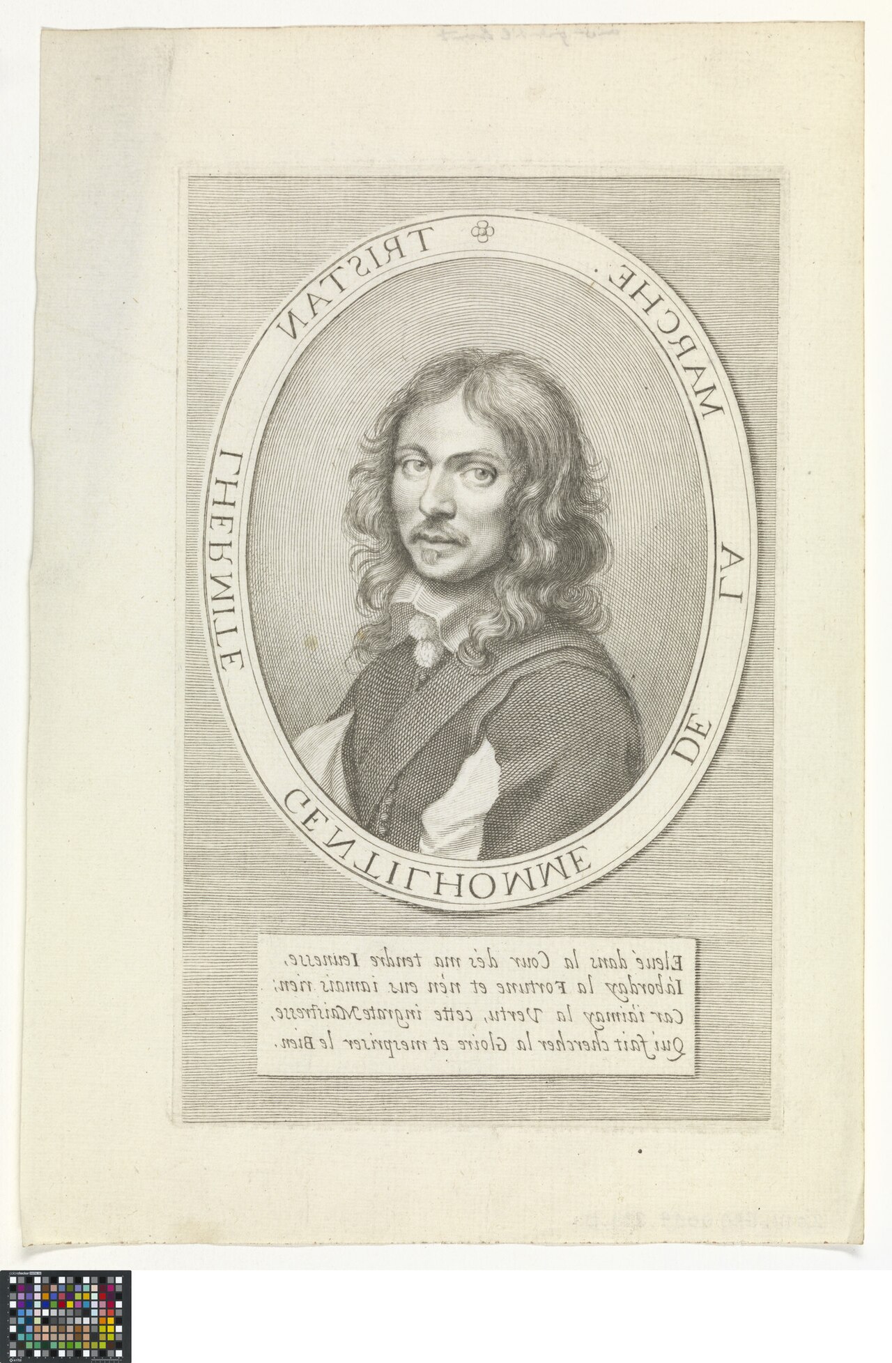 Portrait of Tristan l'Hermite by Pierre Daret