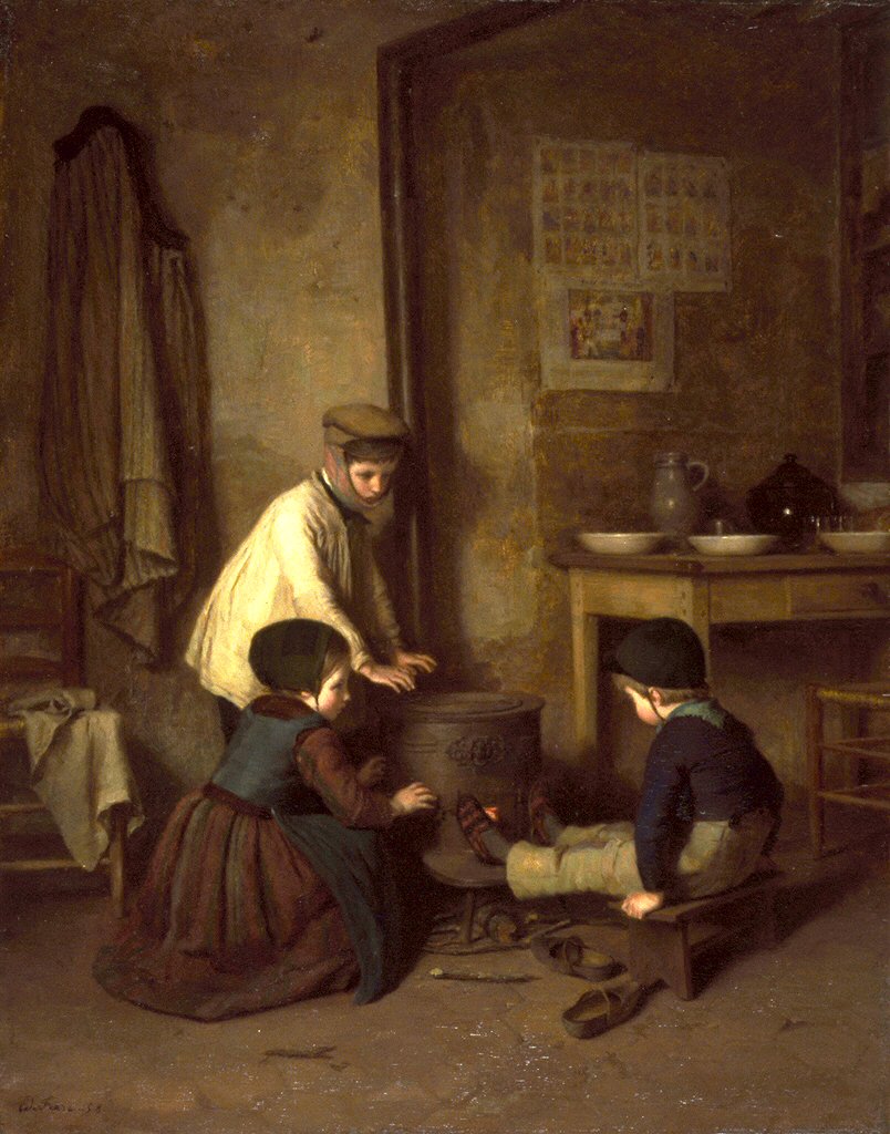 The Cold Day by Pierre Édouard Frère