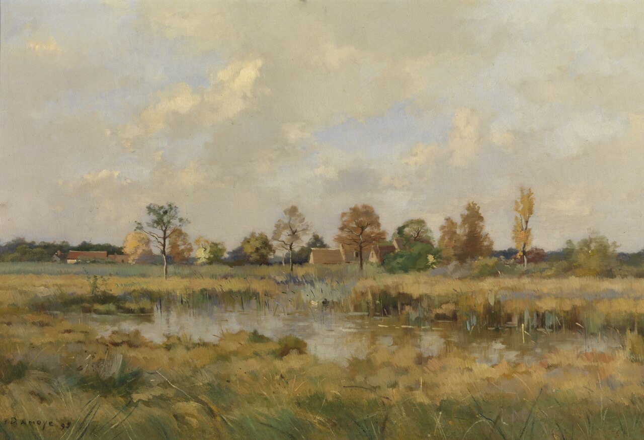 Landscape near Amiens by Pierre Emmanuel Damoye