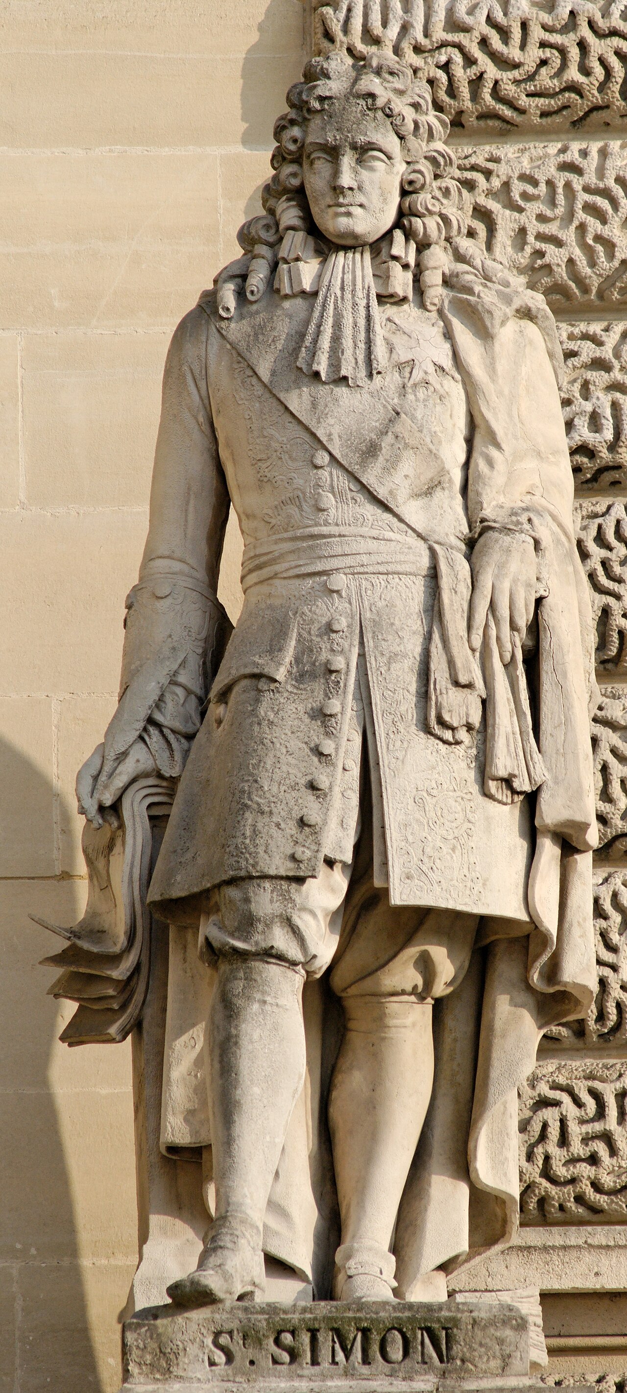 Claude Charles de Rouvroy de Saint Simon by Pierre Hébert