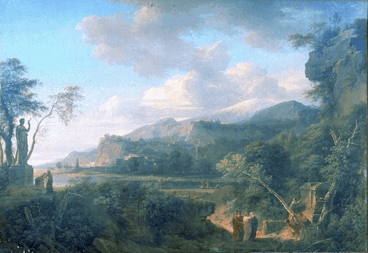 Cicero discovering the tomb of Archimedes by Pierre-Henri de Valenciennes