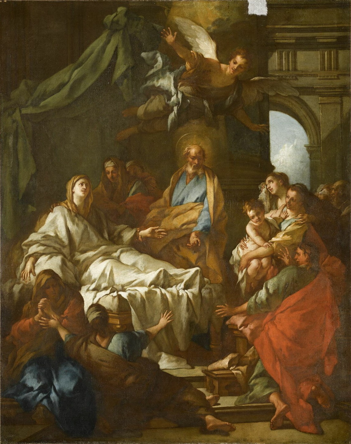 St. Peter Resurrects Tabitha by Pierre-Jacques Cazes