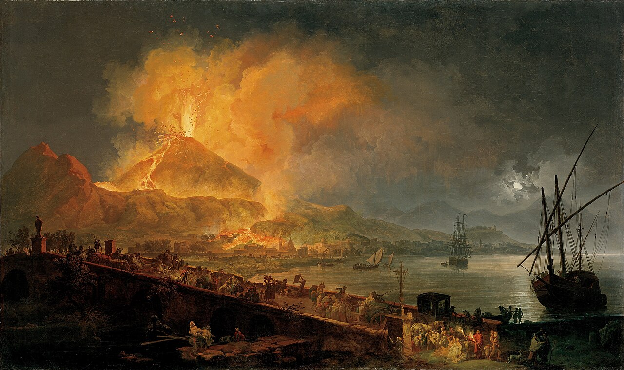 The Eruption of Mt. Vesuvius by Pierre-Jacques Volaire