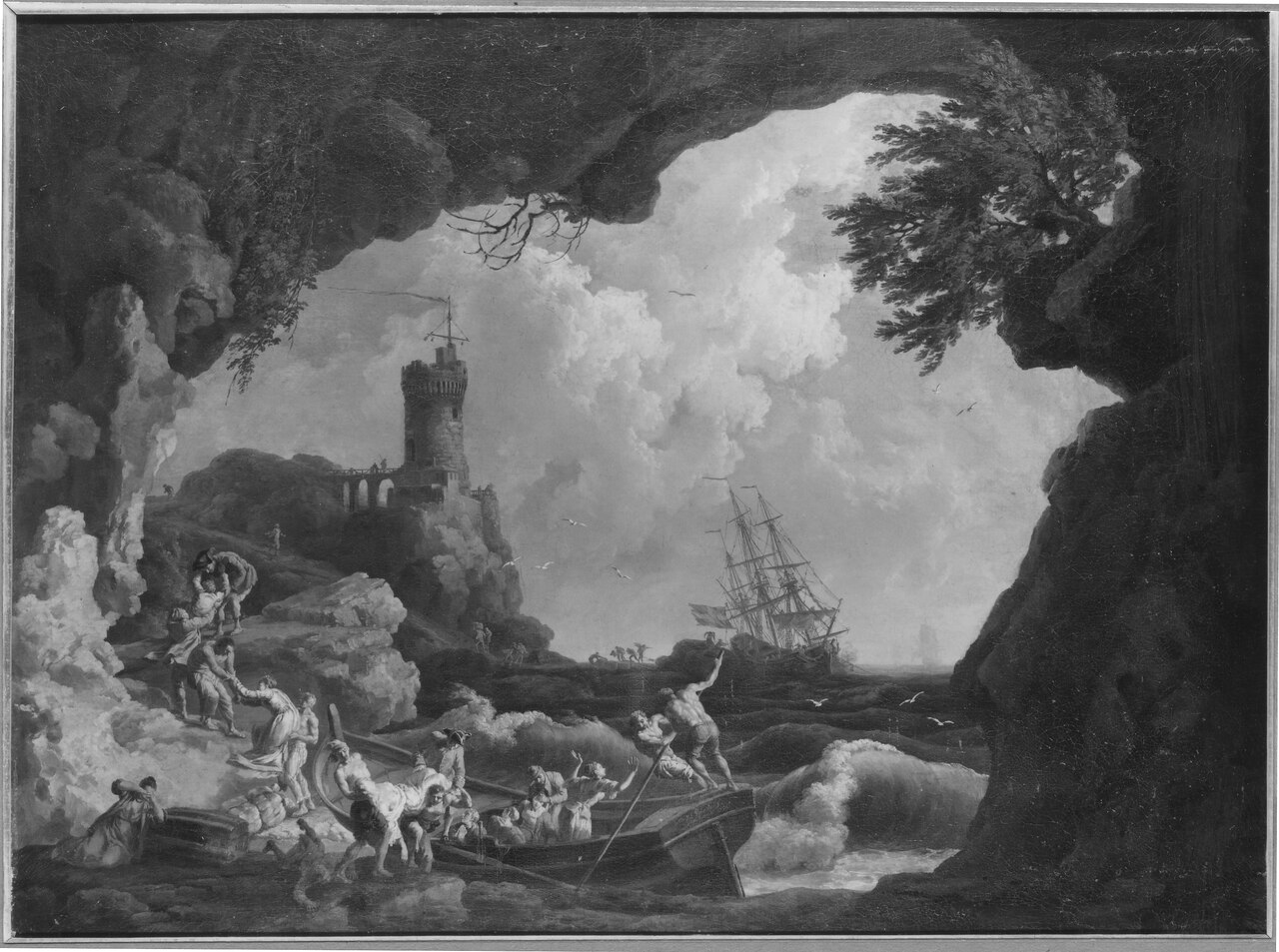 The Shipwreck by Pierre-Jacques Volaire