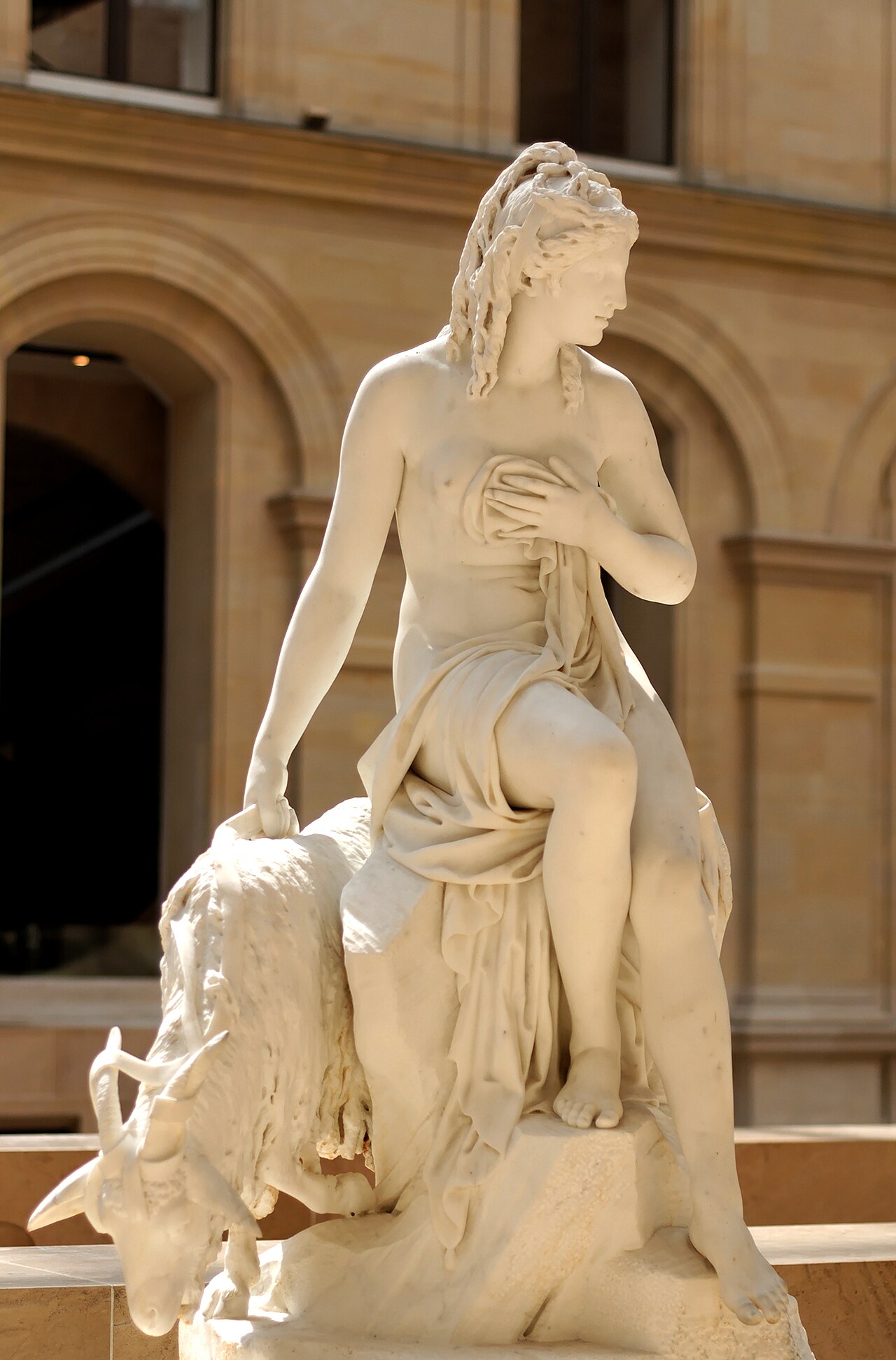 Amalthea and Jupiter's goat by Pierre Julien