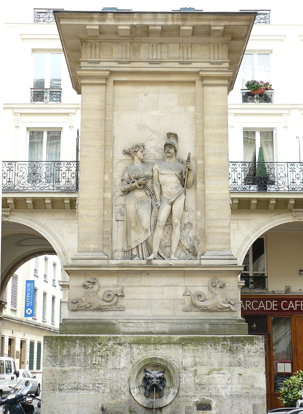 fontaine de Mars by Pierre-Nicolas Beauvallet