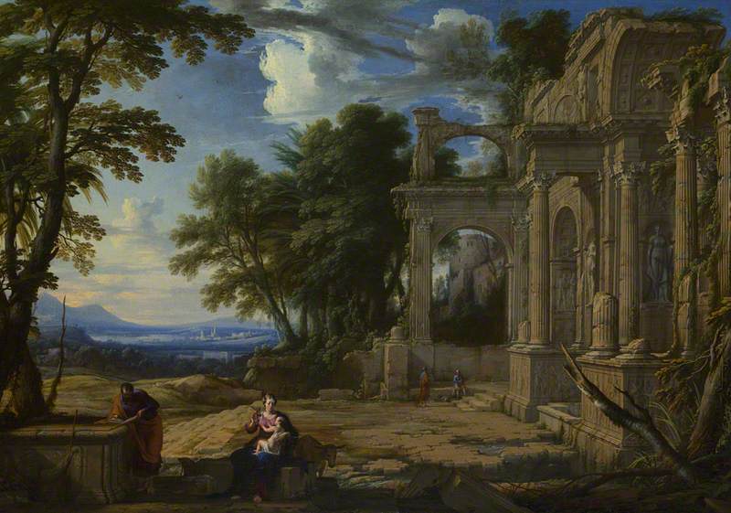 Landscape with the Rest on the Flight into Egypt by Pierre Patel