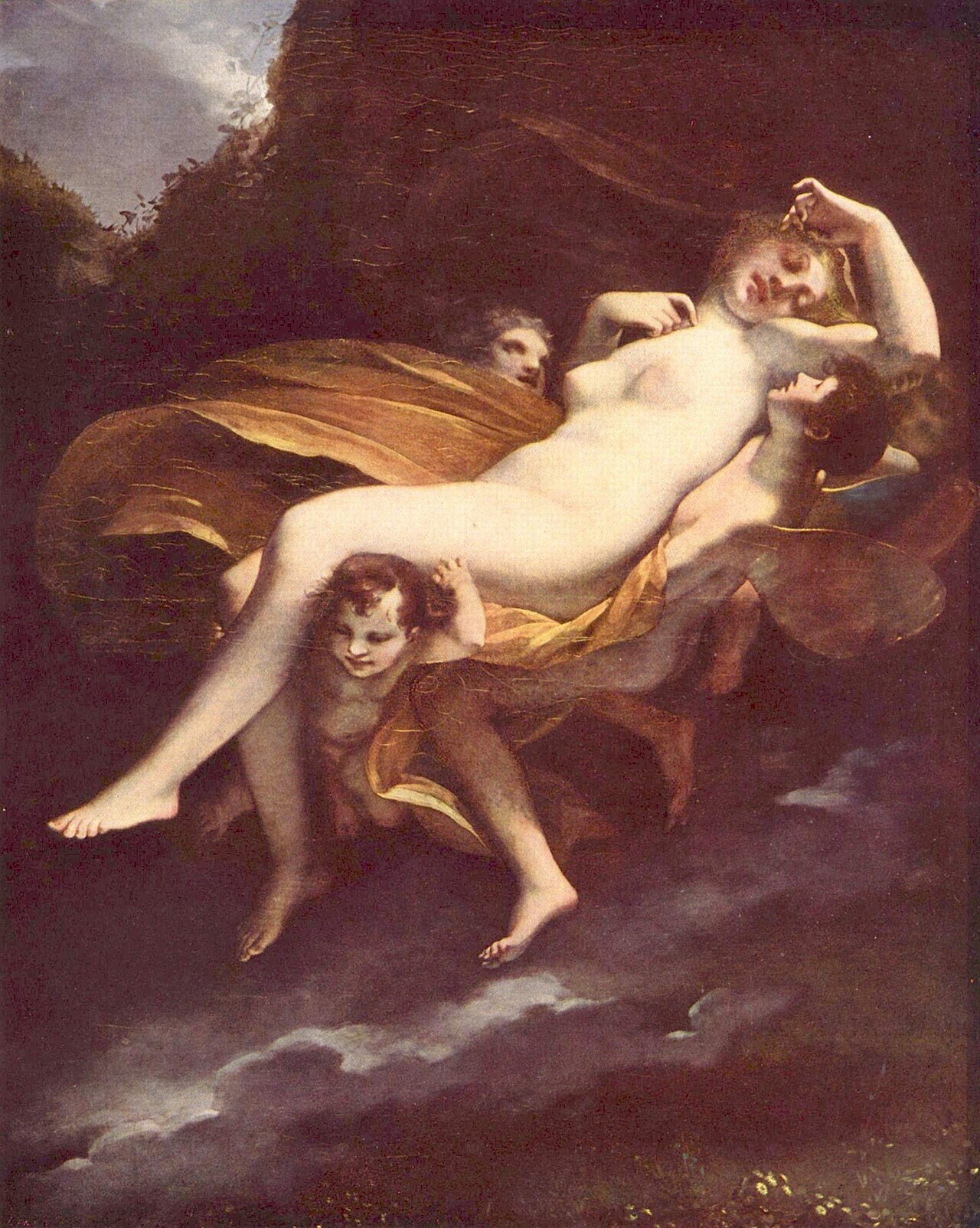 L'enlèvement de Psyché by Pierre-Paul Prud'hon
