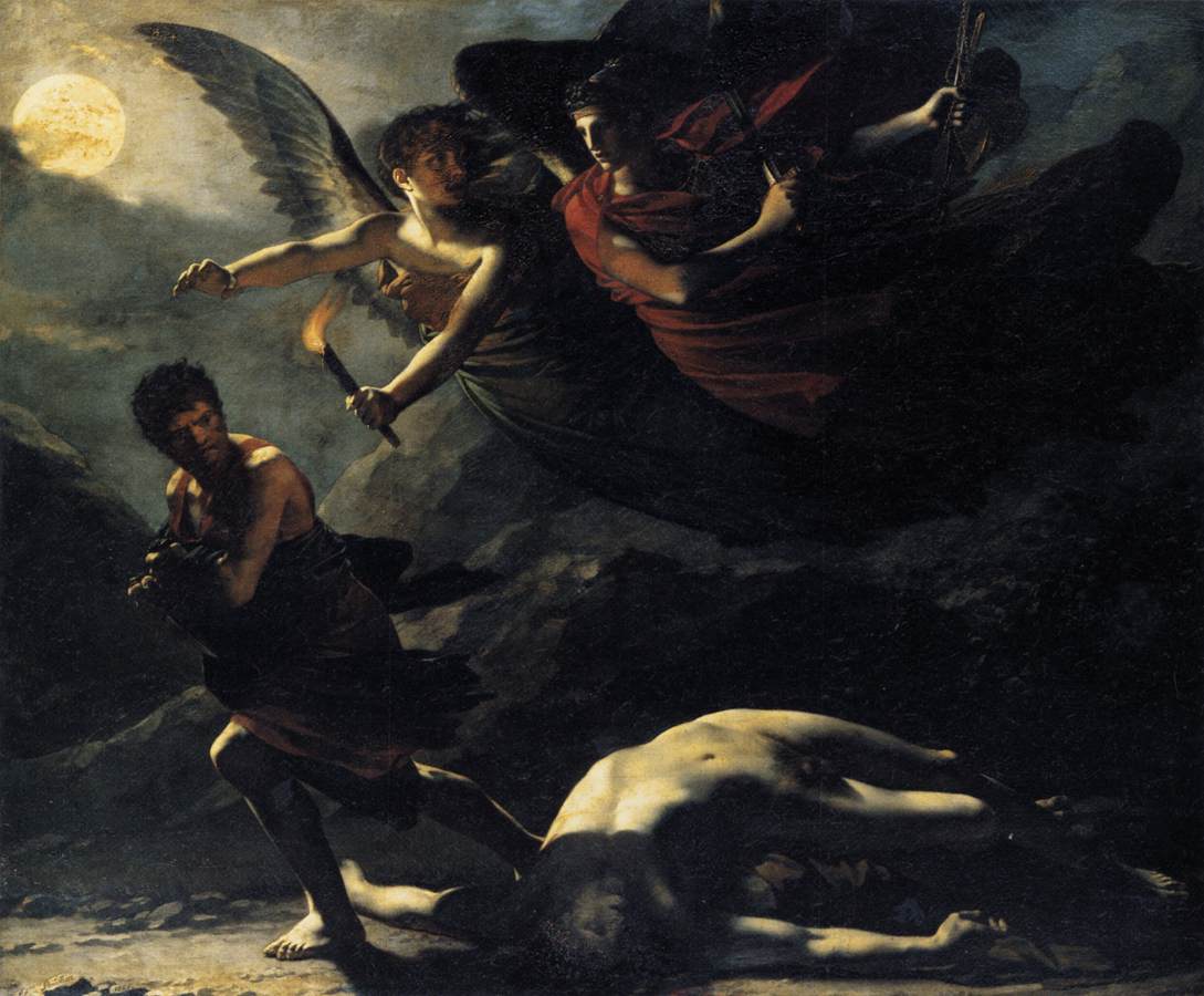La Justice et la Vengeance Divine poursuivant le Crime by Pierre-Paul Prud'hon by Pierre-Paul Prud'hon