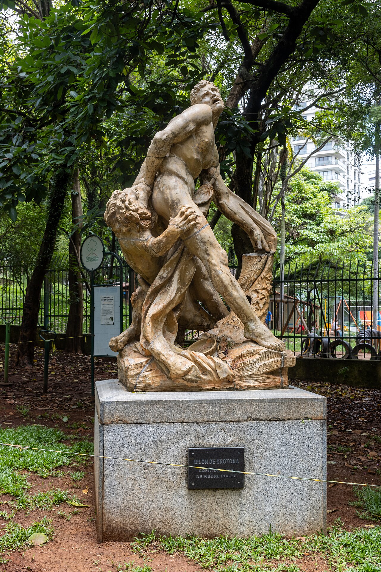 Milon de Crotona by Pierre Puget