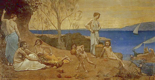 The Sweet Landscape by Pierre Puvis de Chavannes