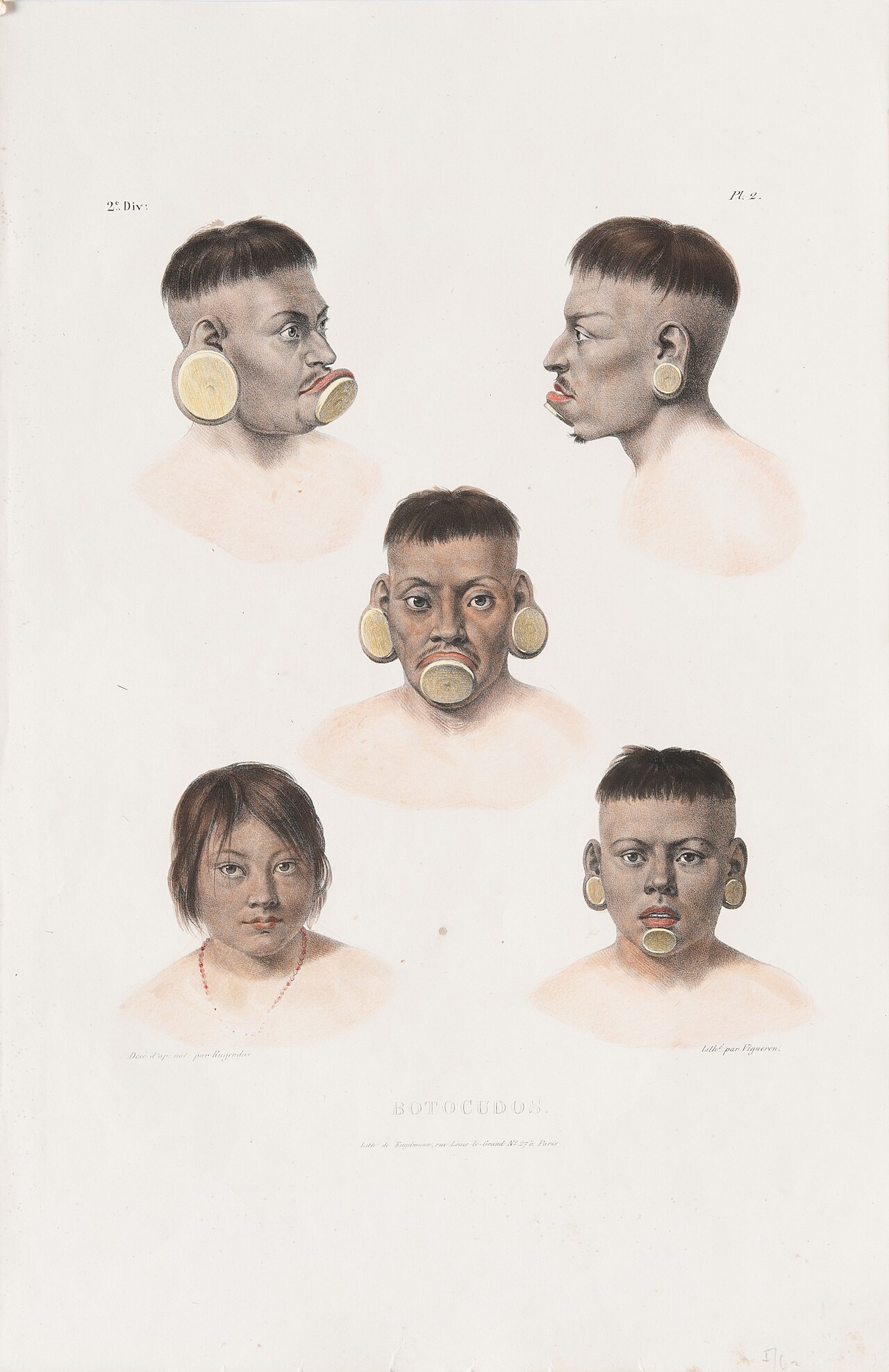 Botocudos by Pierre-Roch Vigneron