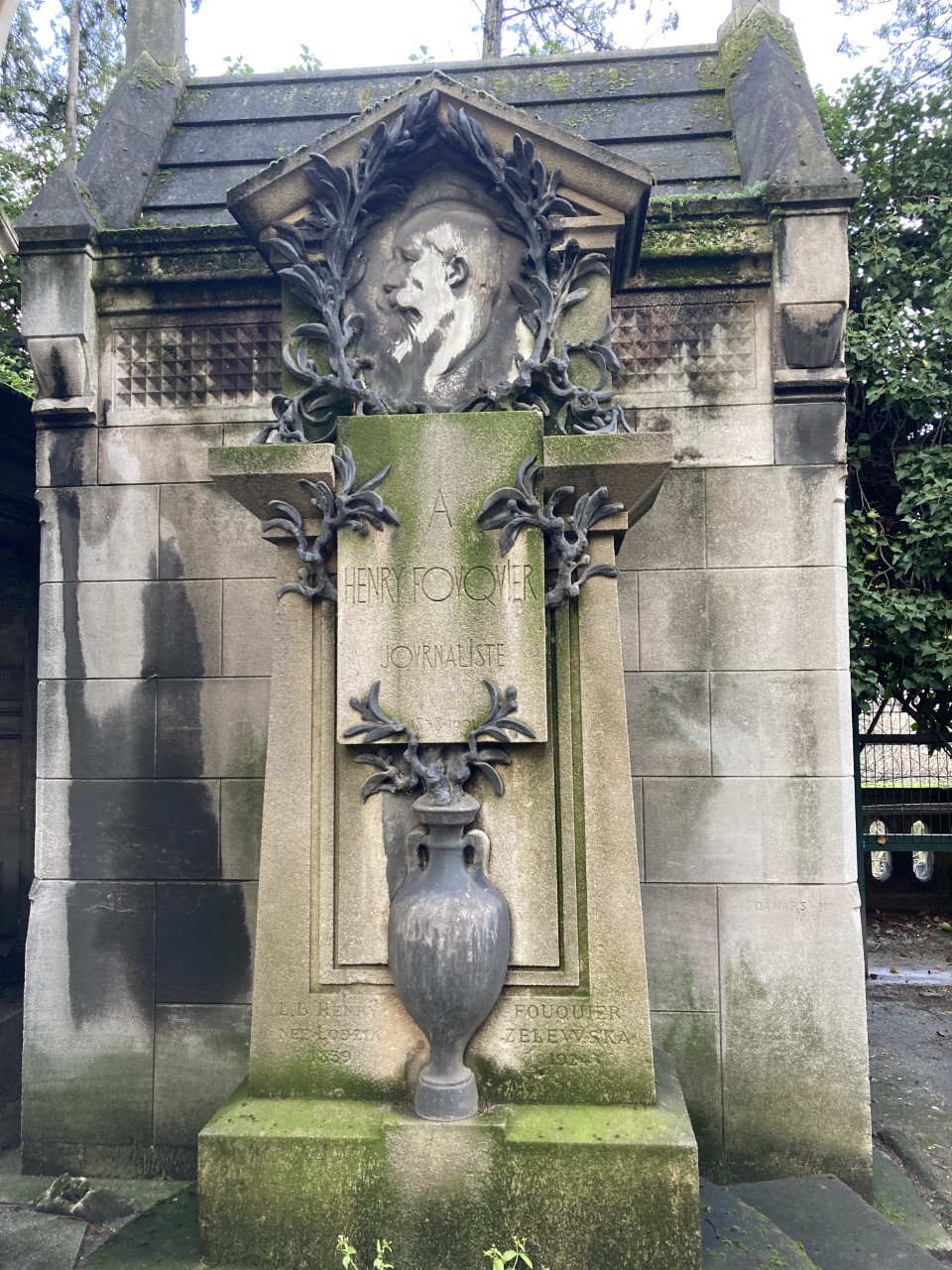 Grave of Fouquier by Pierre Roche