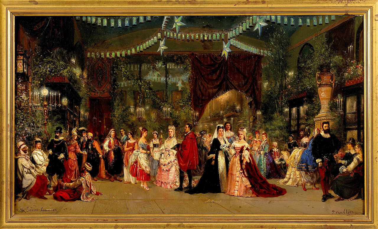 Costumed Ball at Baron Lycklama's by Pierre Tetar van Elven
