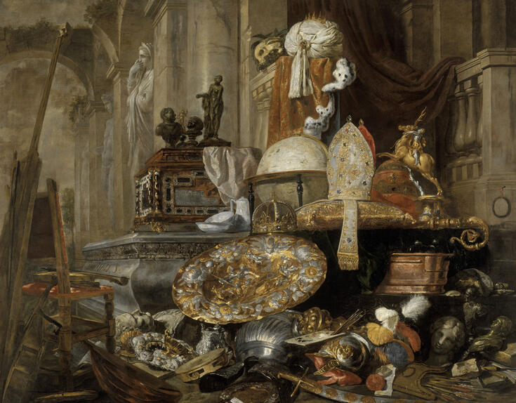 Allegory of the vanities of the world by Pieter Boel