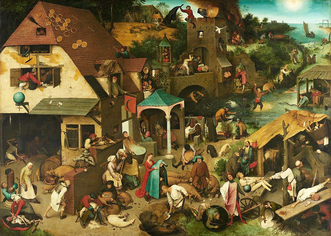 Netherlandish Proverbs by Pieter Brueghel the Elder