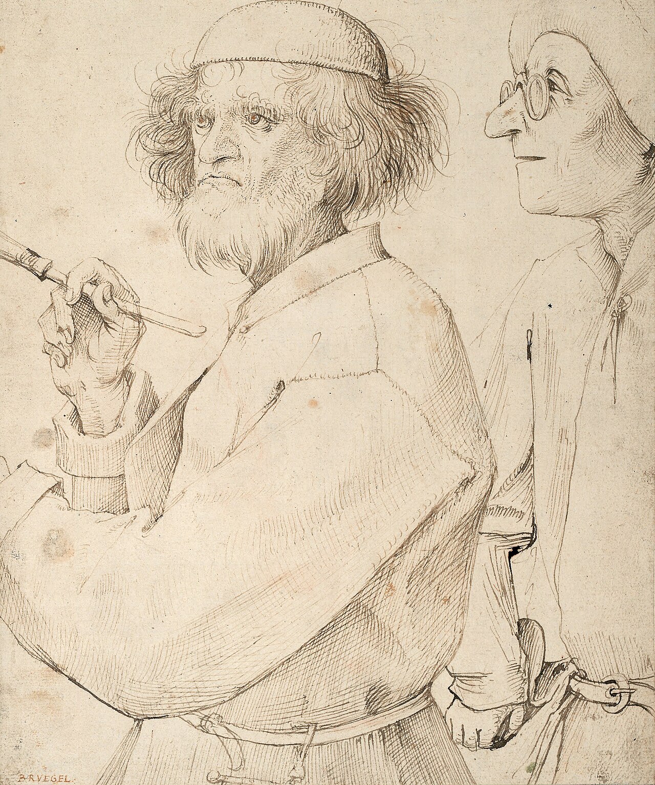 Portrait of Pieter Brueghel the Elder
