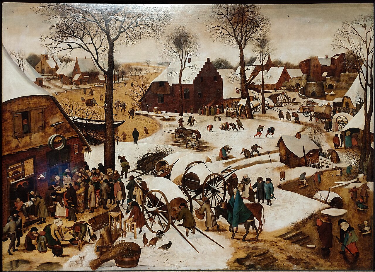 Census in Bethlehem by Pieter Brueghel the Younger by Pieter Brueghel the Younger
