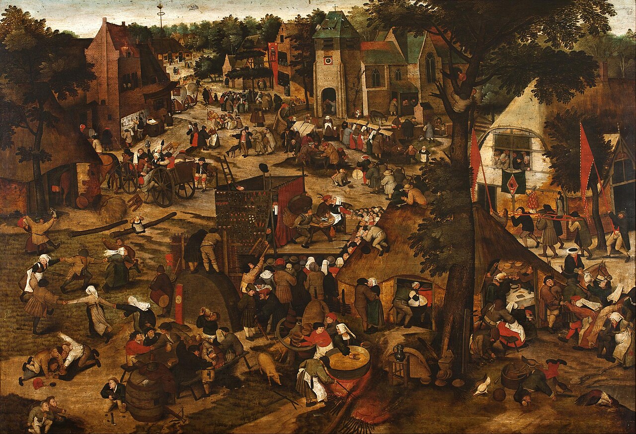 Fair with a Theatrical Presentation by Pieter Brueghel the Younger