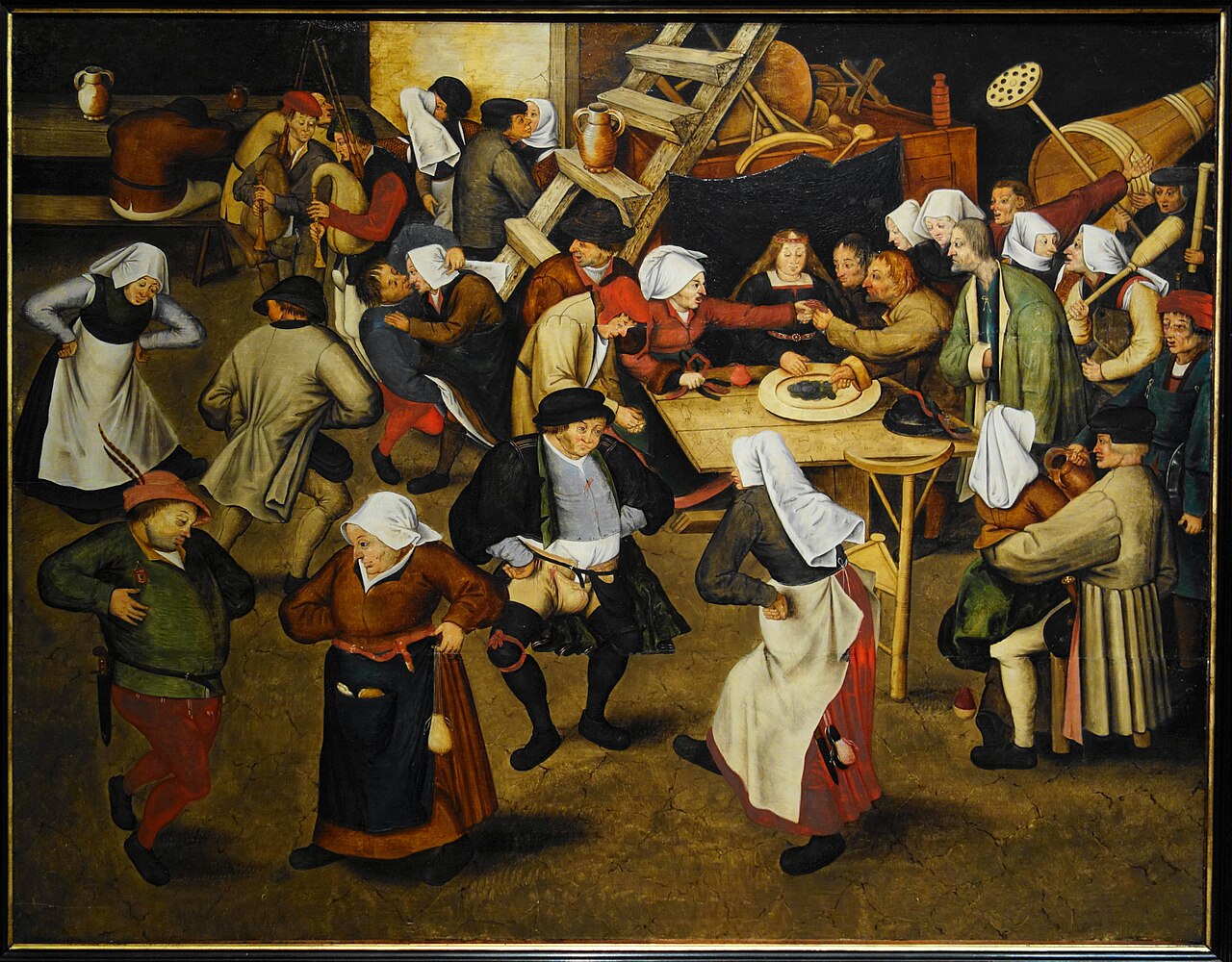 Peasant Wedding Dance by Pieter Brueghel the Younger