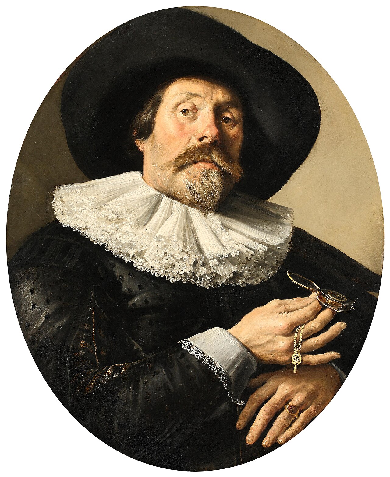 Portrait of a Man with a Watch by Pieter Codde