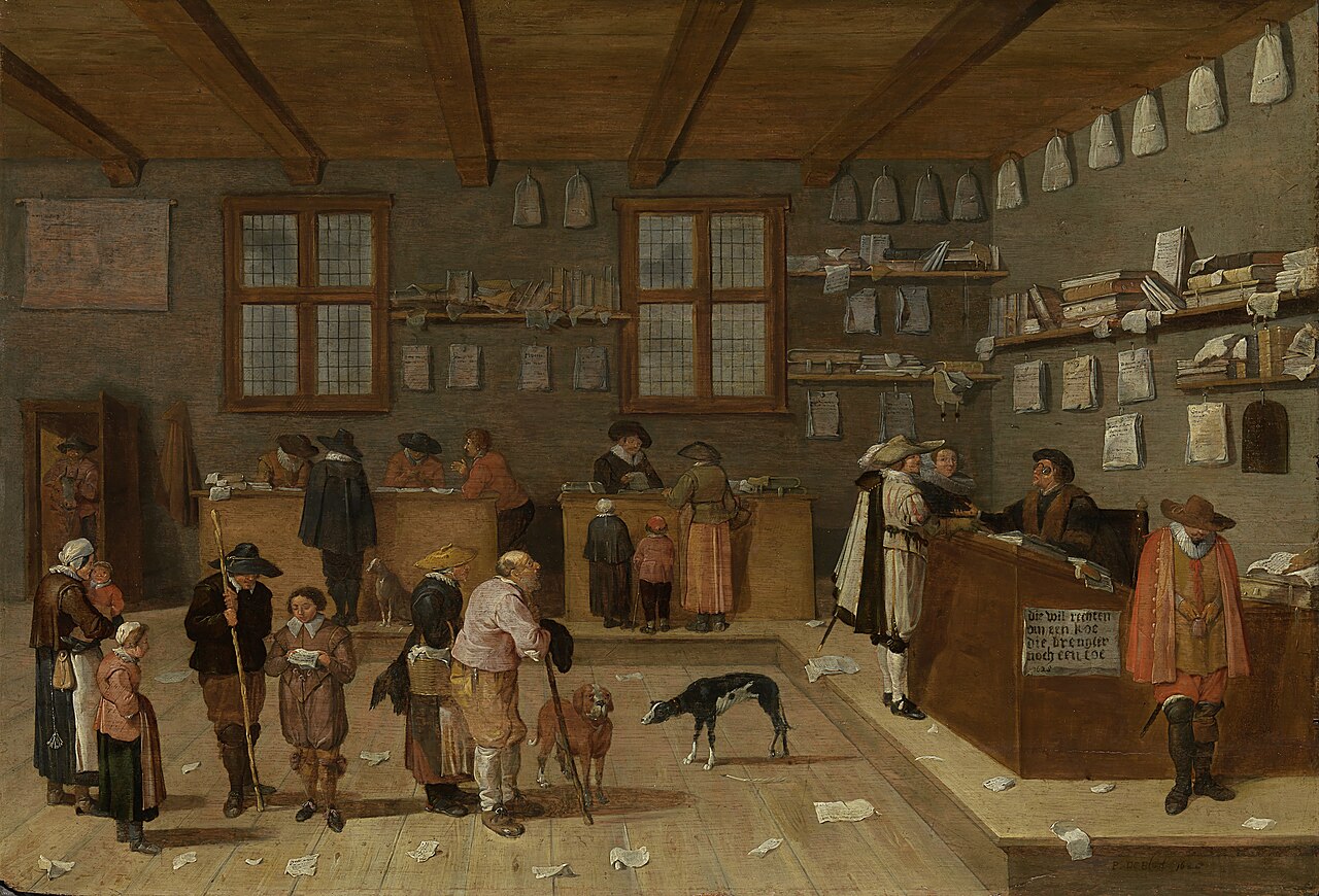 The lawyer's office by Pieter de Bloot