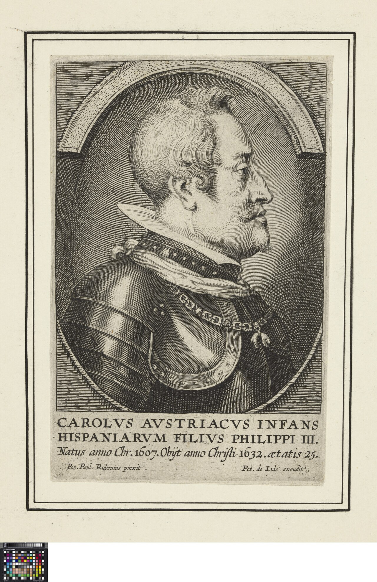 Portrait of Charles of Austria by Pieter de Jode II