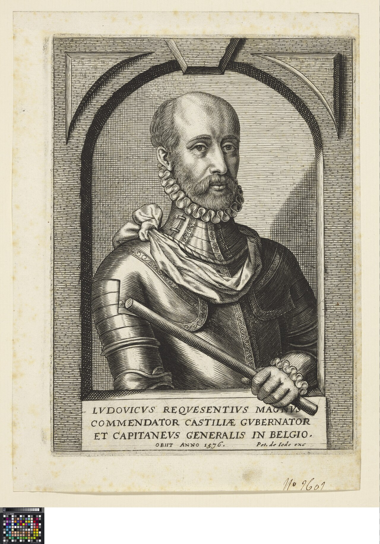 Portrait of Luis de Requesens (1528-1576) by Pieter de Jode II