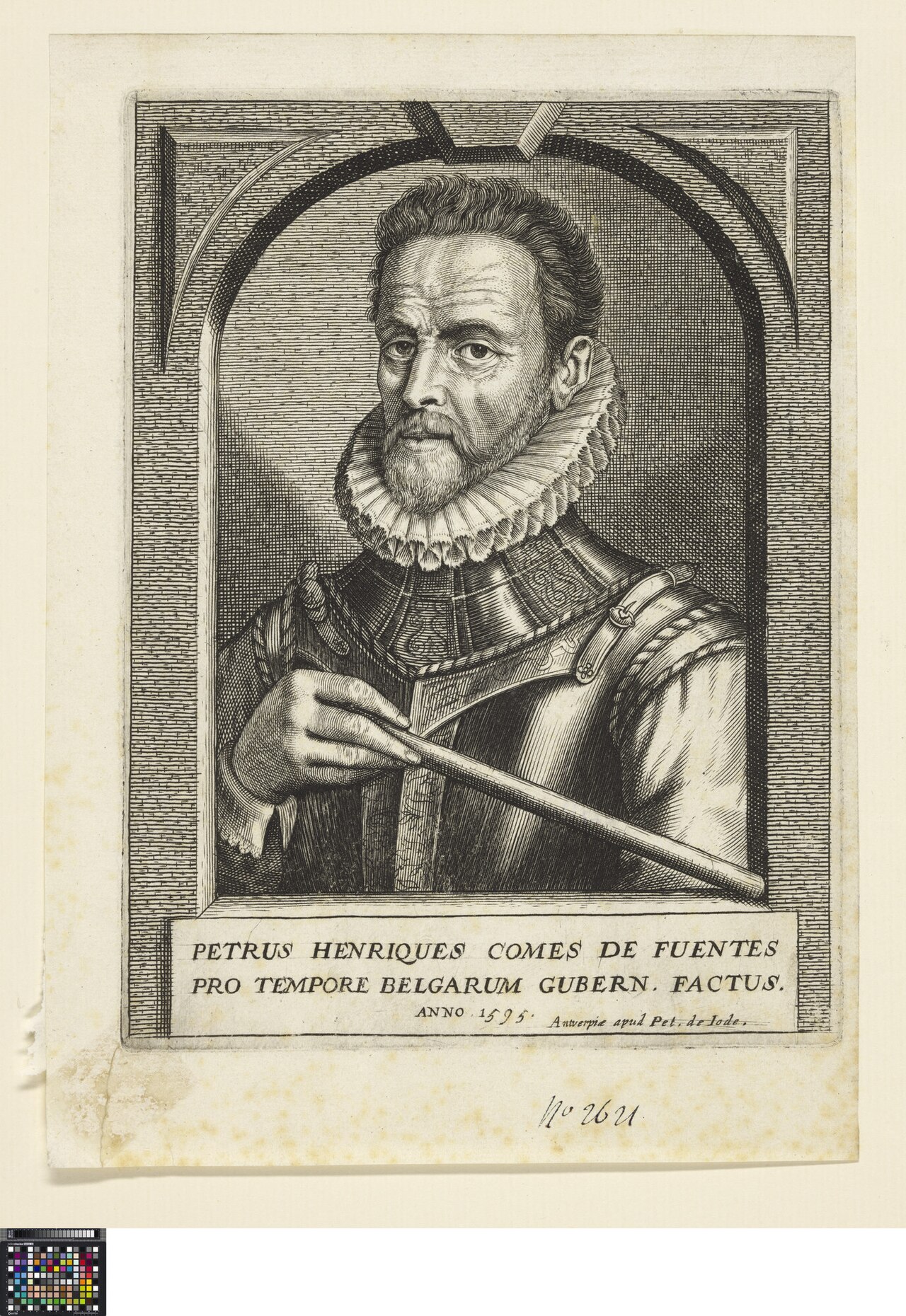 Portrait of Pedro Enriquez, count of Fuentes by Pieter de Jode II