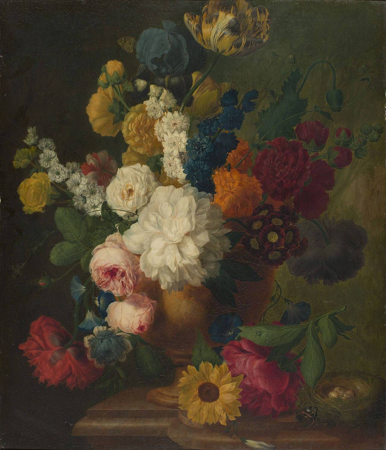Flower Still Life by Pieter Faes