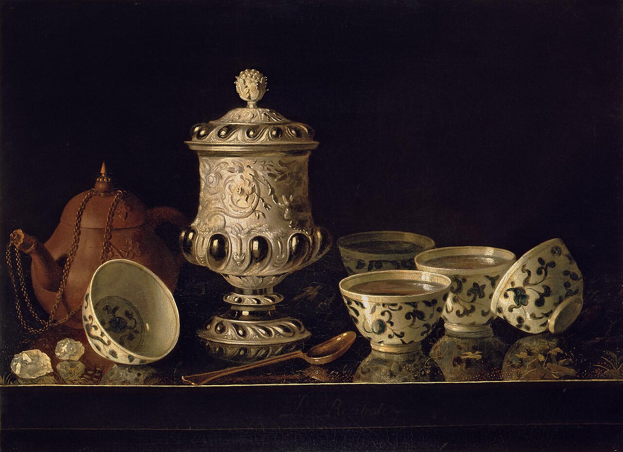 Still-Life with Chinese Teabowls by Pieter Gerritsz van Roestraten