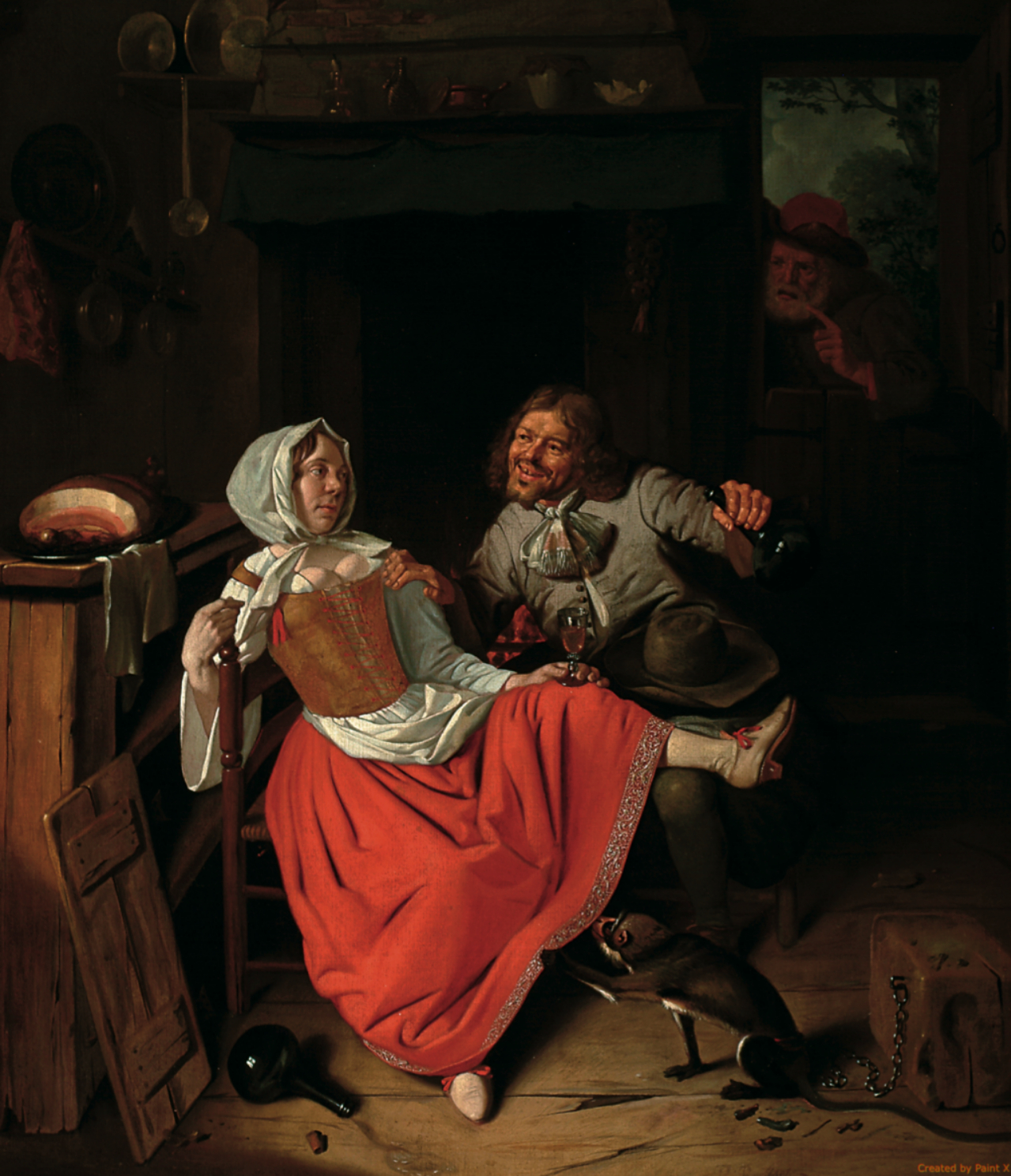 The Loose Kitchenmaid by Pieter Gerritsz van Roestraten
