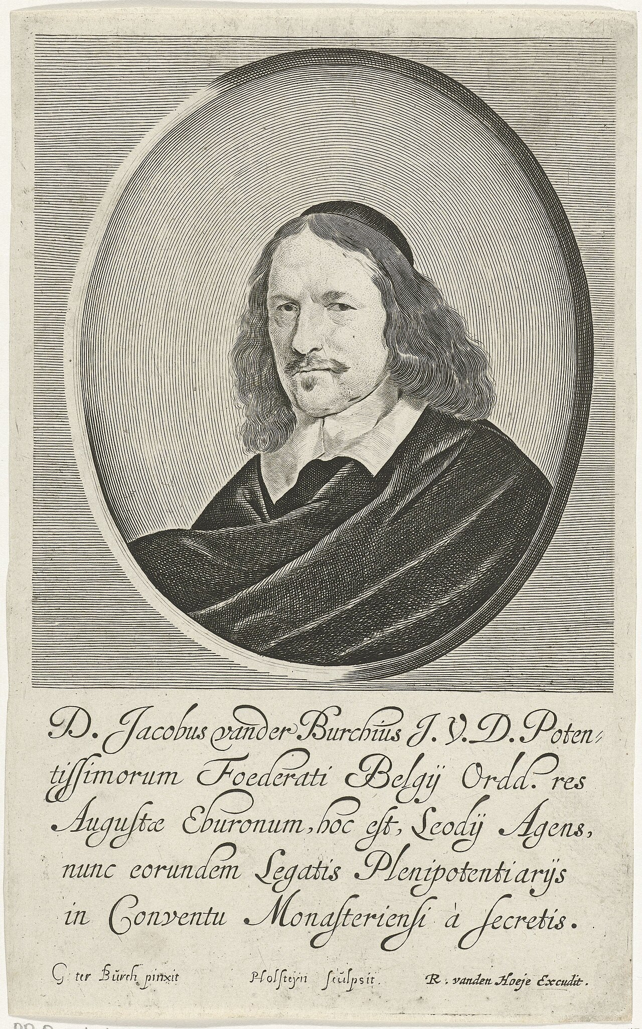 Portrait of Jacob van der Burgh by Pieter Holsteijn