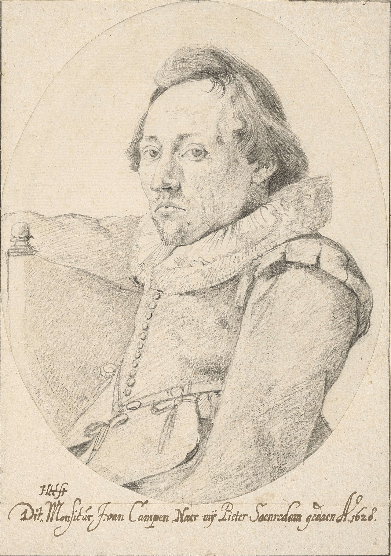 Portrait of Pieter Jansz. Saenredam