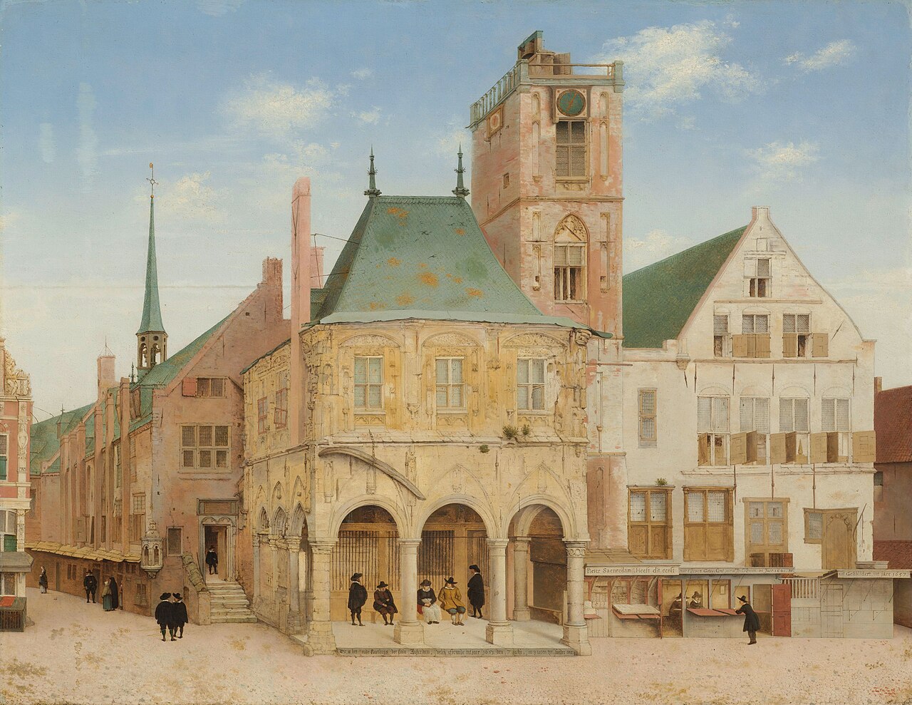 The Old Town Hall of Amsterdam by Pieter Jansz. Saenredam