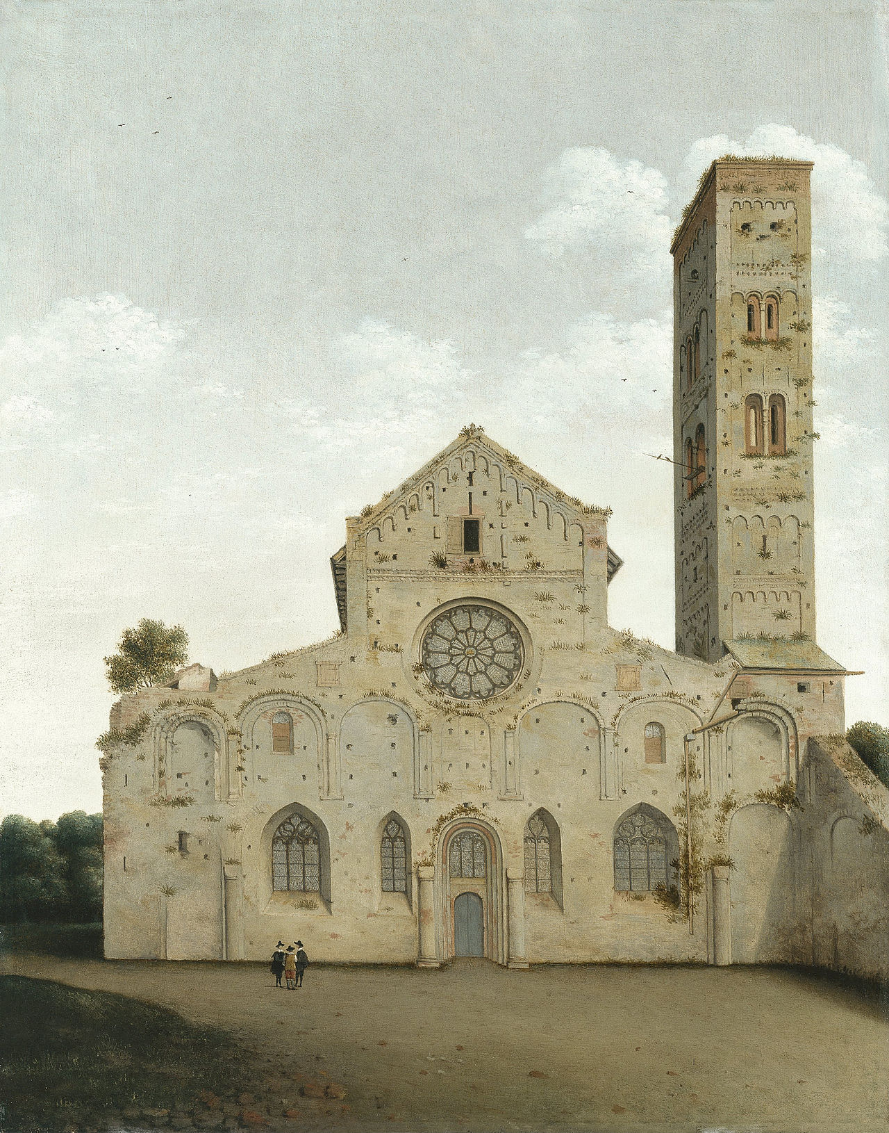 The West Façade of the Church of Saint Mary in Utrecht by Pieter Jansz. Saenredam