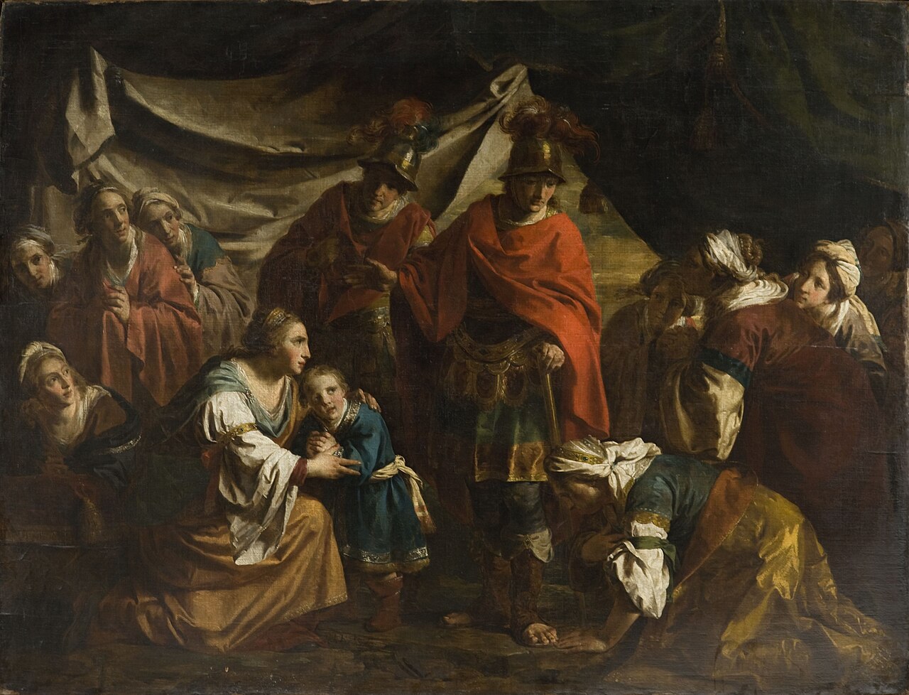 The Family of Darius before Alexander by Pieter Jozef Verhaghen