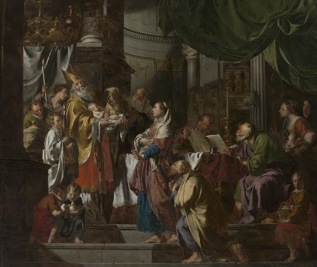 The Presentation of Christ in the Temple by Pieter Jozef Verhaghen